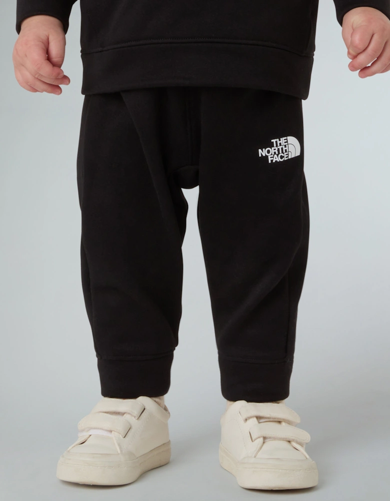Baby Performance Fleece Tracksuit in Black