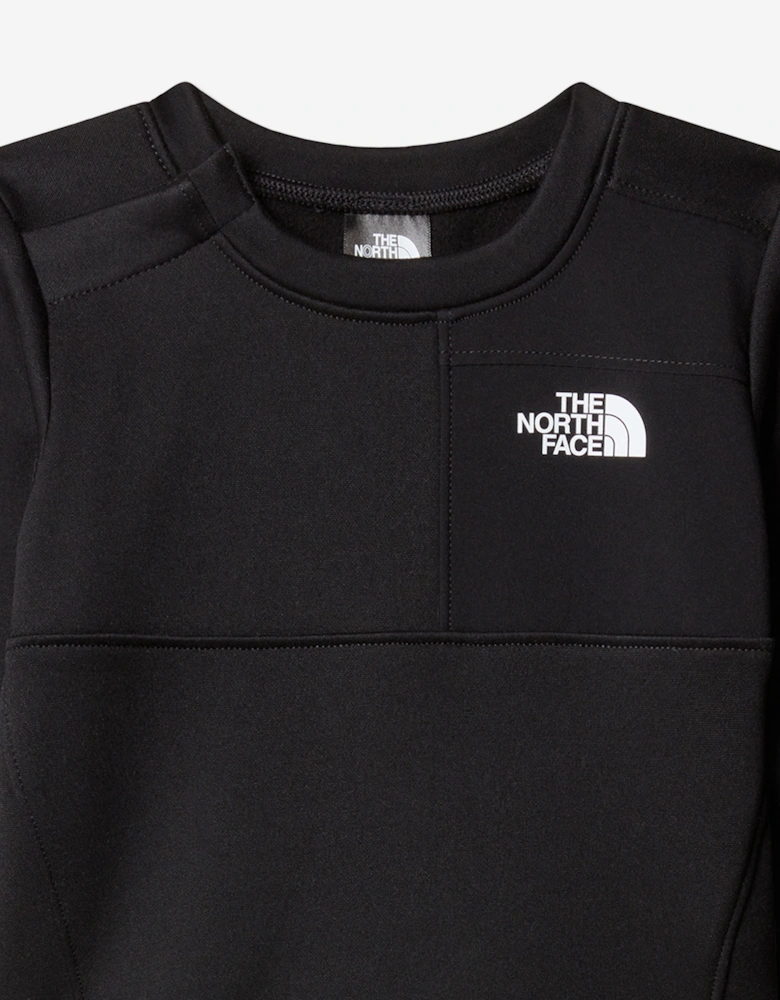 Baby Performance Fleece Tracksuit in Black