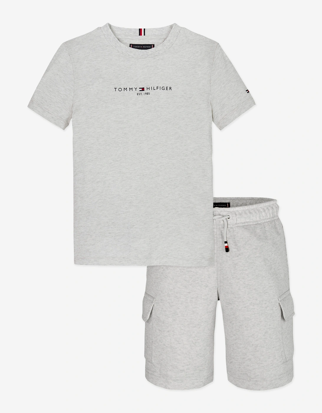 Boys T-Shirt and Cargo Short Set in Grey, 5 of 4