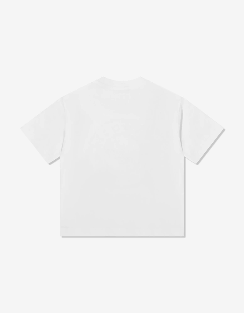 Boys Logo T-Shirt in Ivory