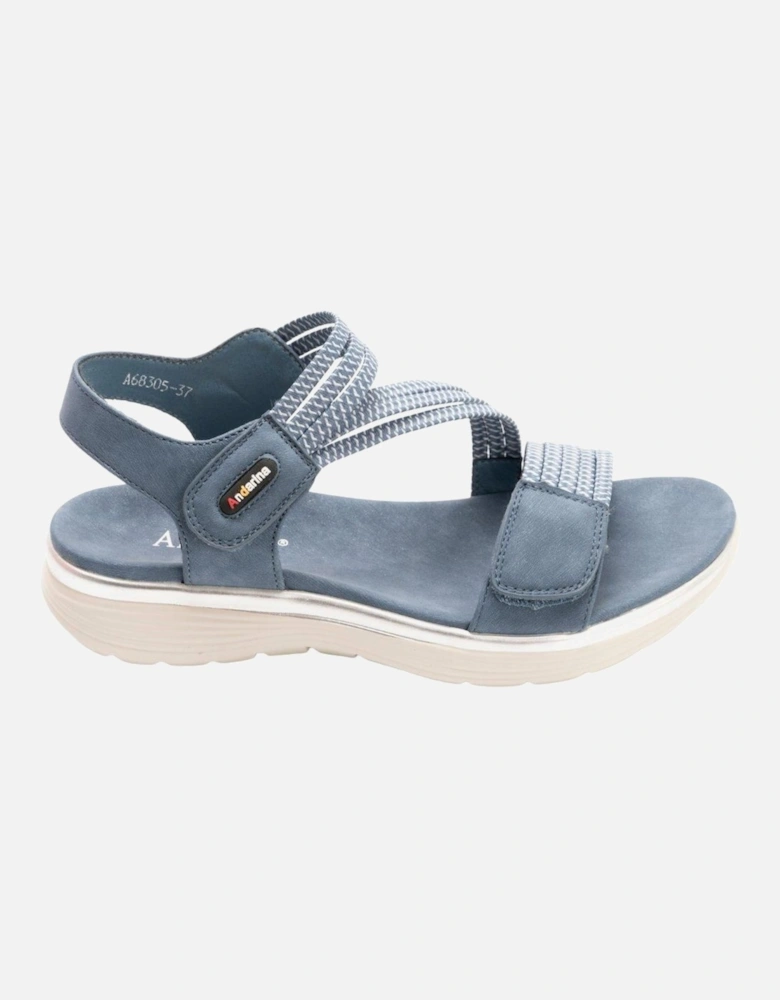 Sporty Comfort Sandals with Adjustable Velcro Straps