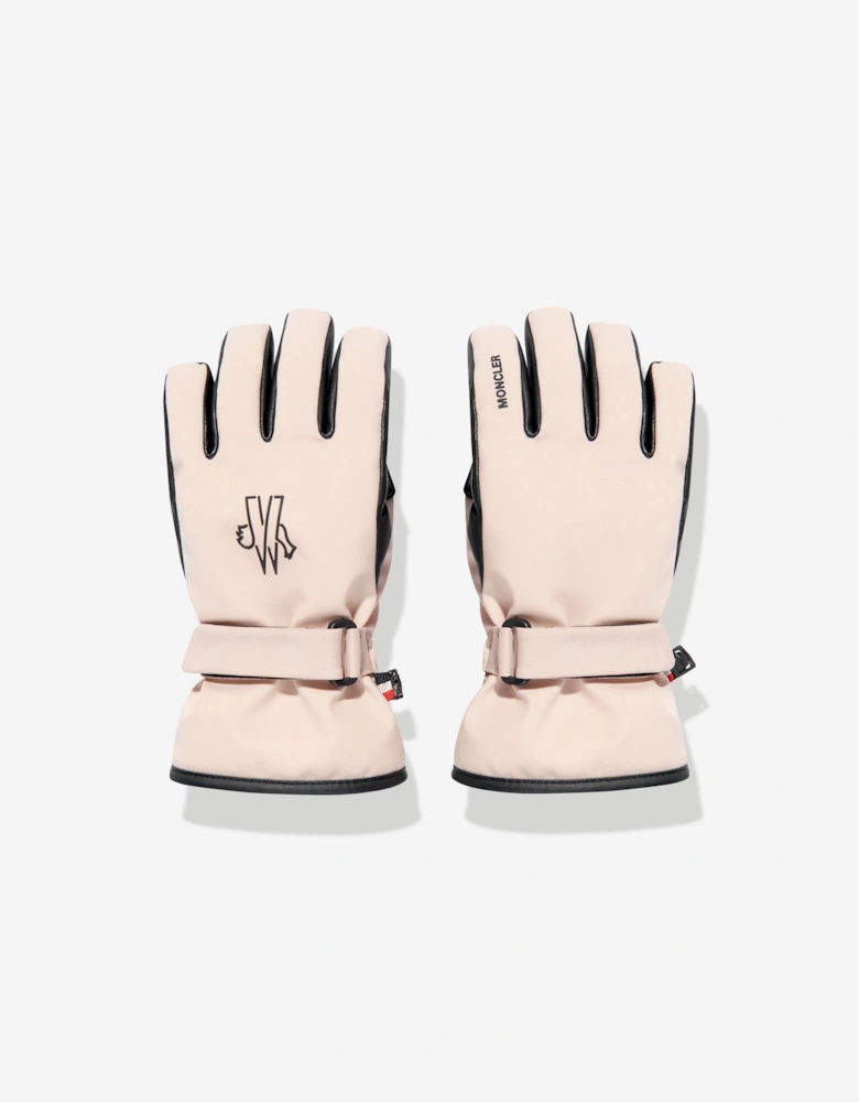 Enfant Girls Grenoble Ski Gloves in Pink