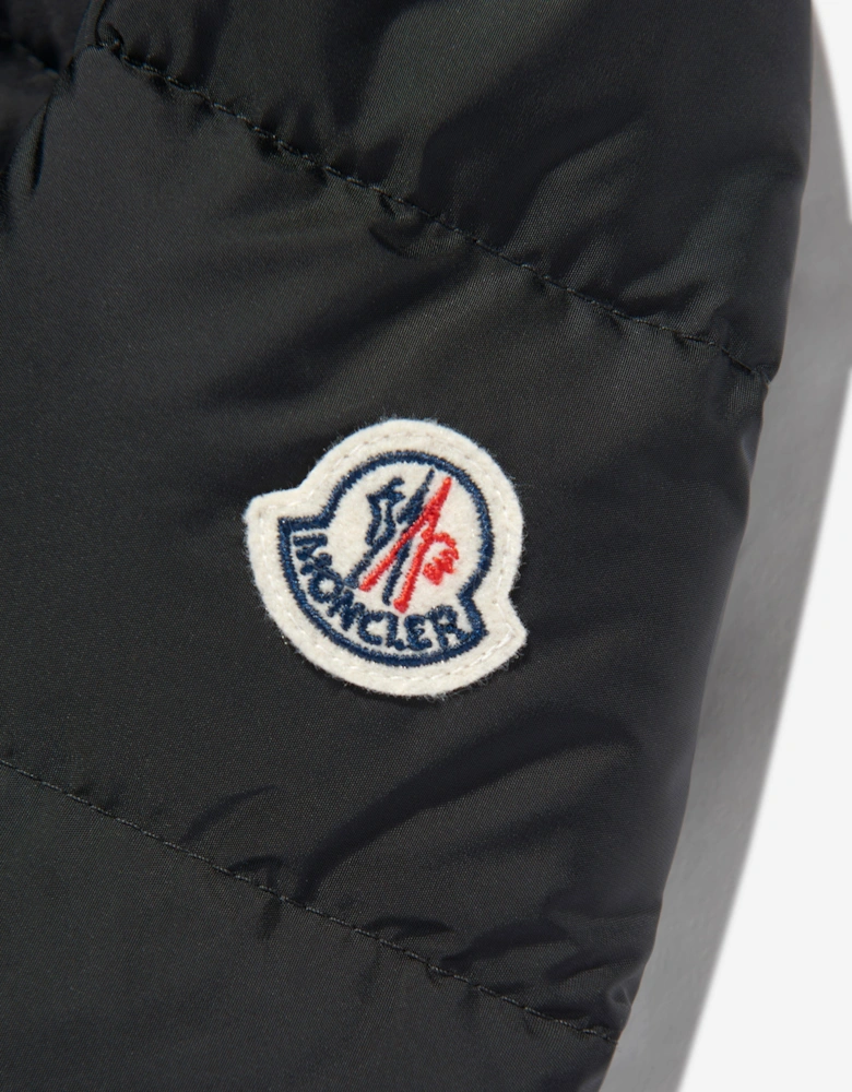 Enfant Girls Abelle Down Padded Long Coat in Black