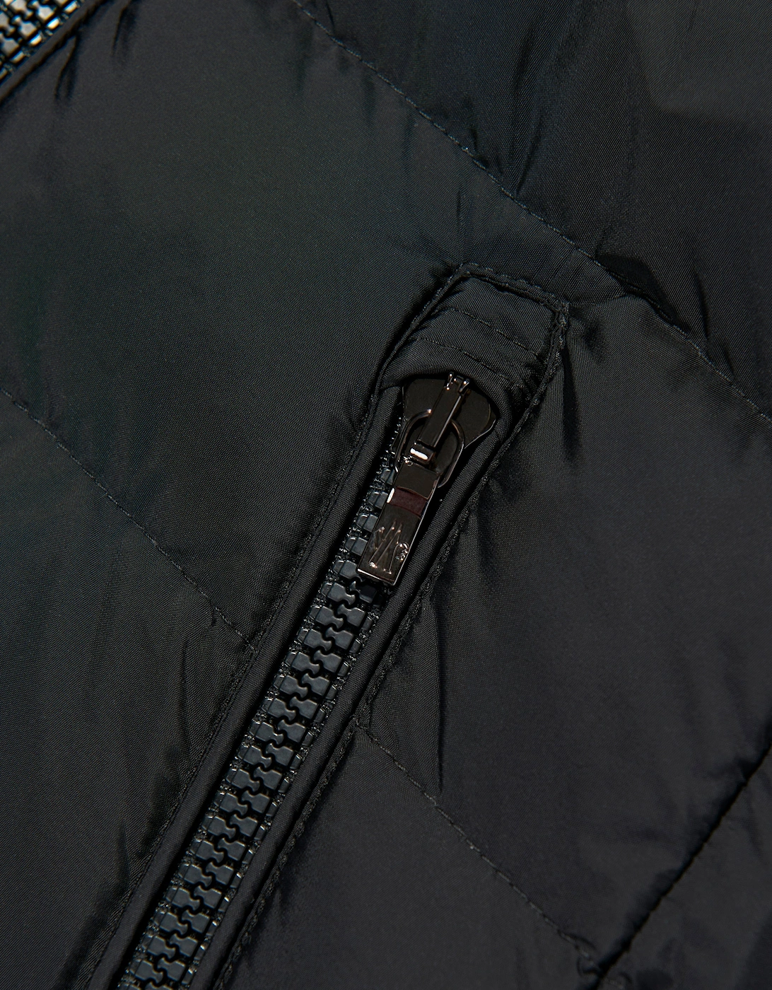 Enfant Girls Abelle Down Padded Long Coat in Black