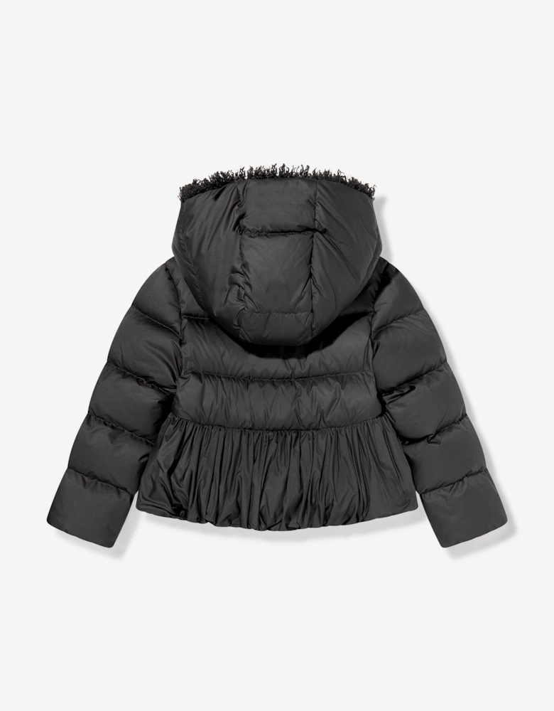 Enfant Girls Elizaveta Down Padded Jacket in Black