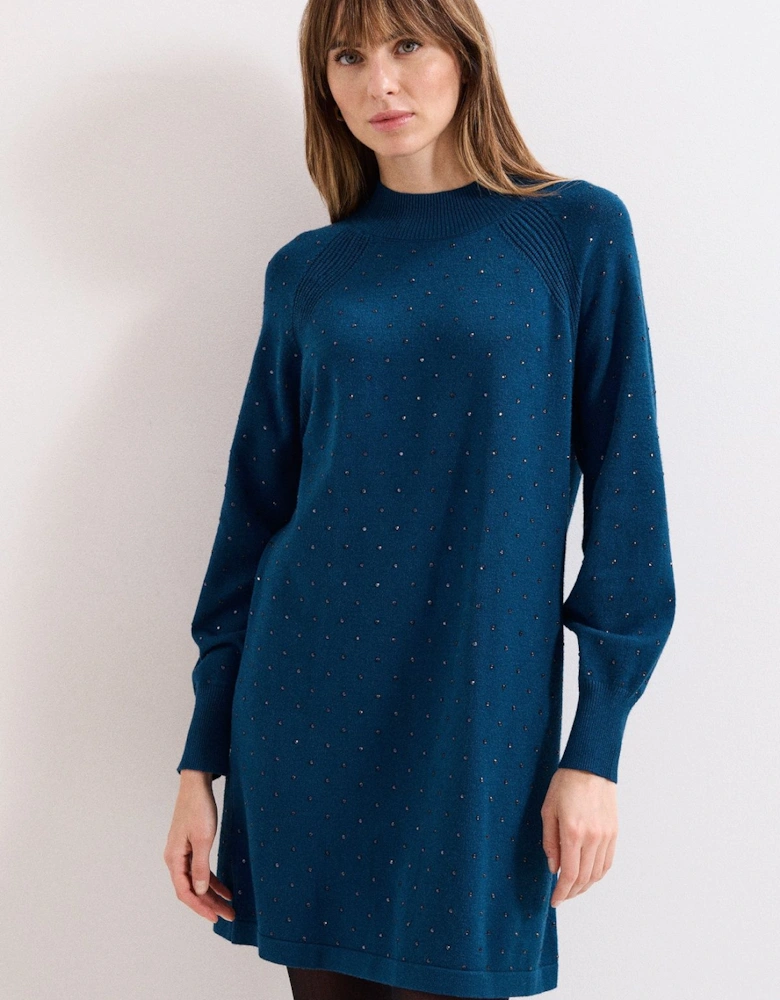 Tala Hot Fix Long Sleeve Mini Dress