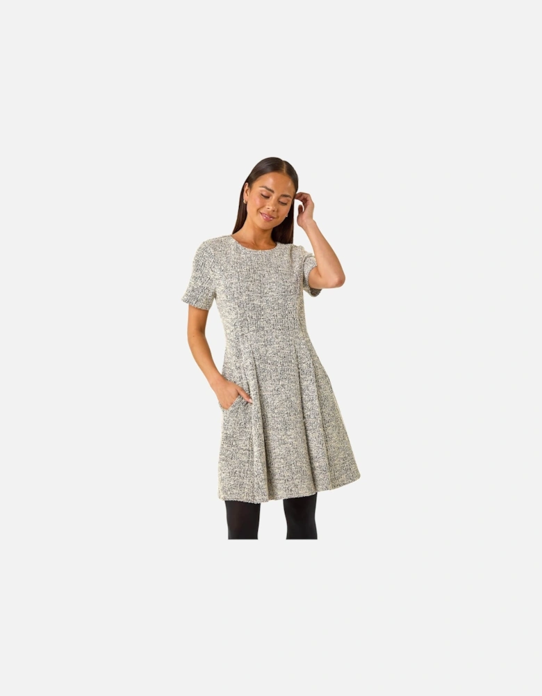Petite Boucle Knit Dress