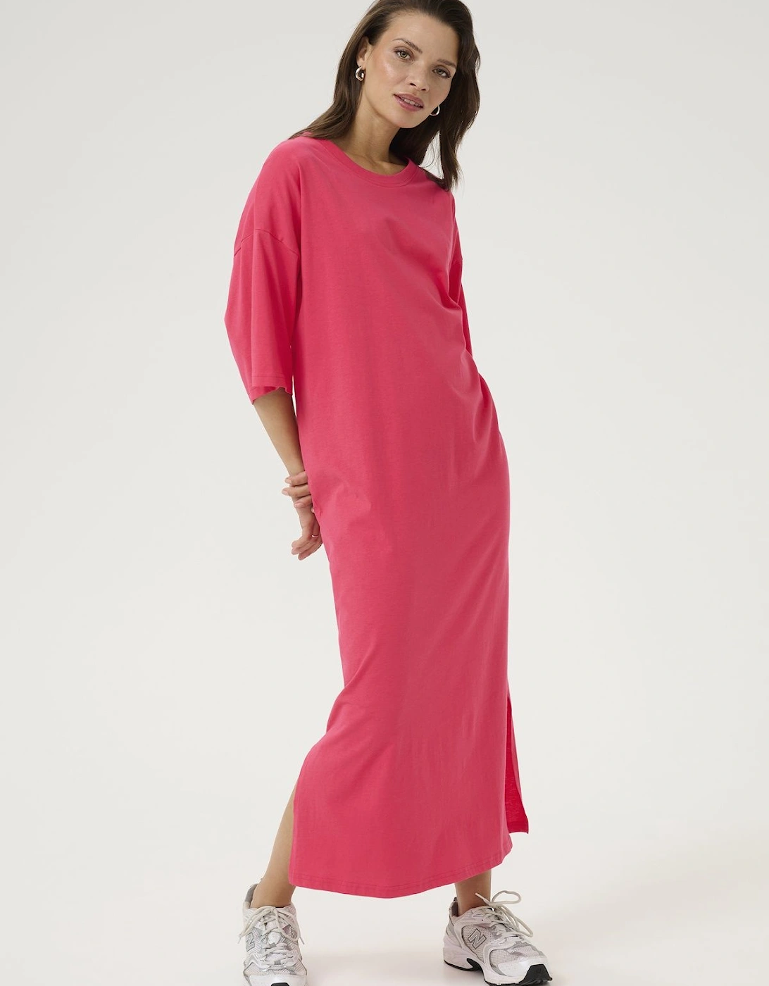 Edna Half Sleeve Casual Fit Maxi Dress, 2 of 1