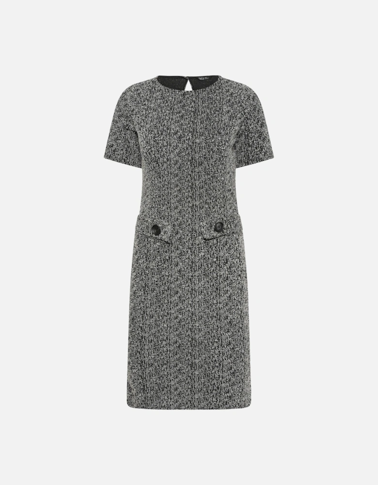 Petite Jacquard Tailored Dress