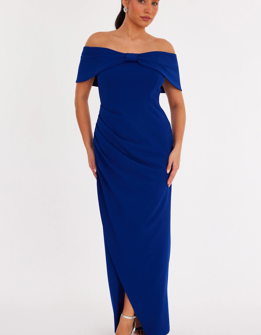 Royal Bardot Maxi Dress, 2 of 1