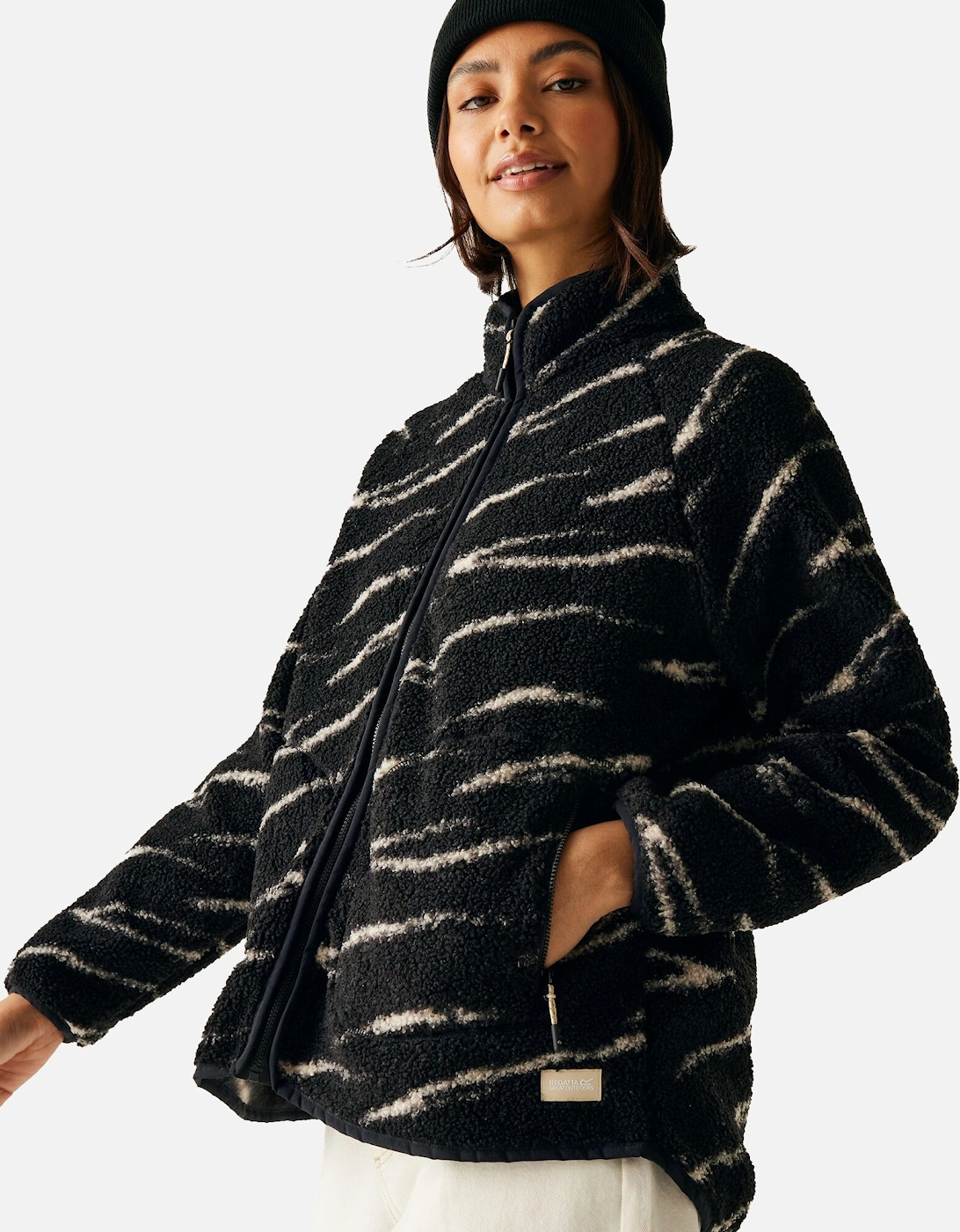 Womens/Ladies Frankie Borg Full Zip Fleece Jacket