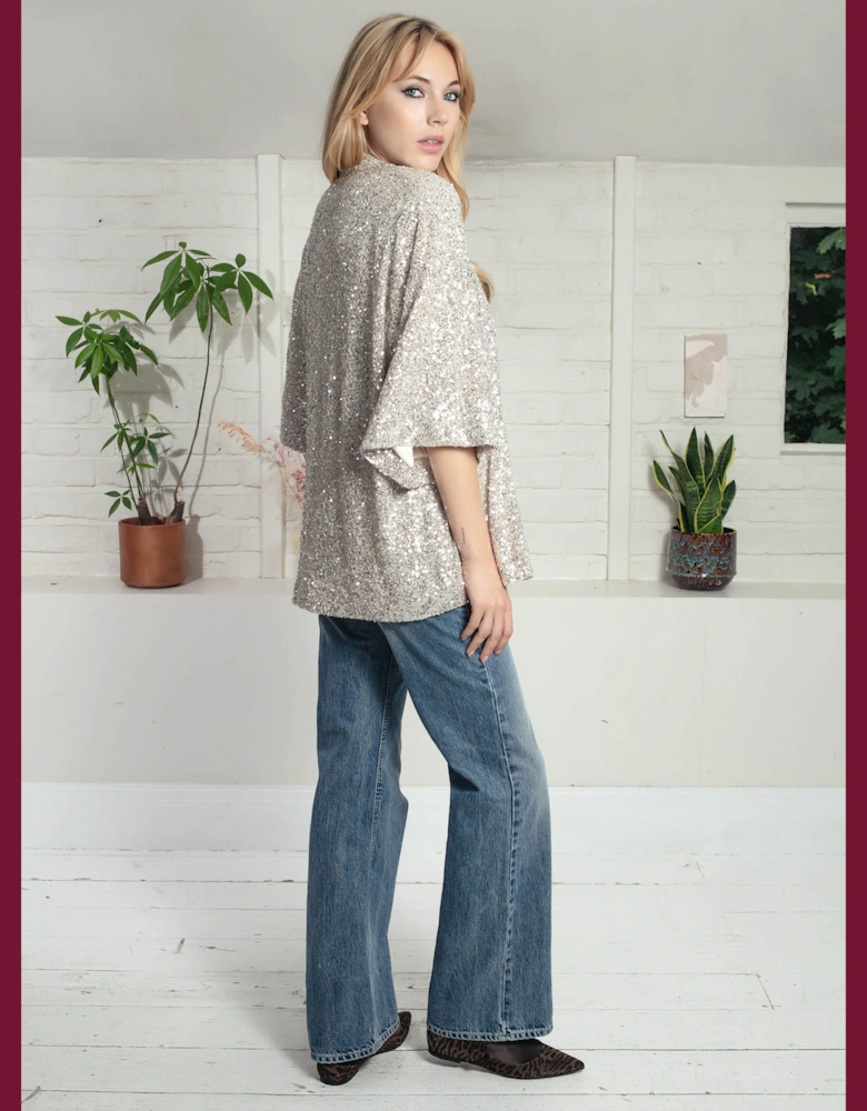 Cassie Kimono In Gold