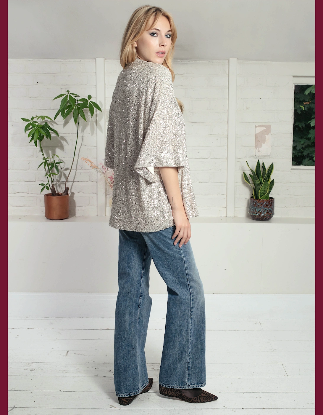 Cassie Kimono In Gold