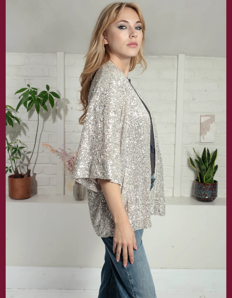 Cassie Kimono In Gold