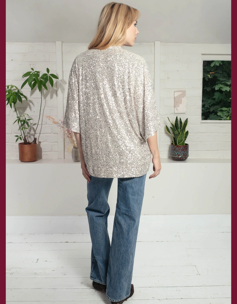 Cassie Kimono In Gold