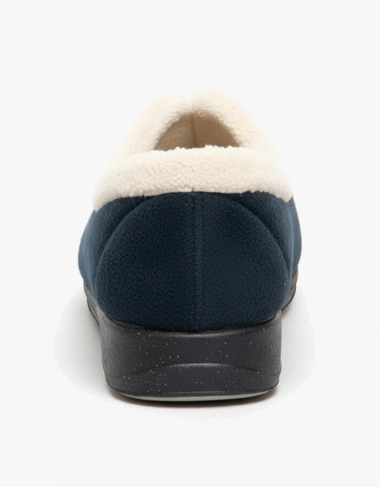OLIVIA Womens Full Slippers Navy