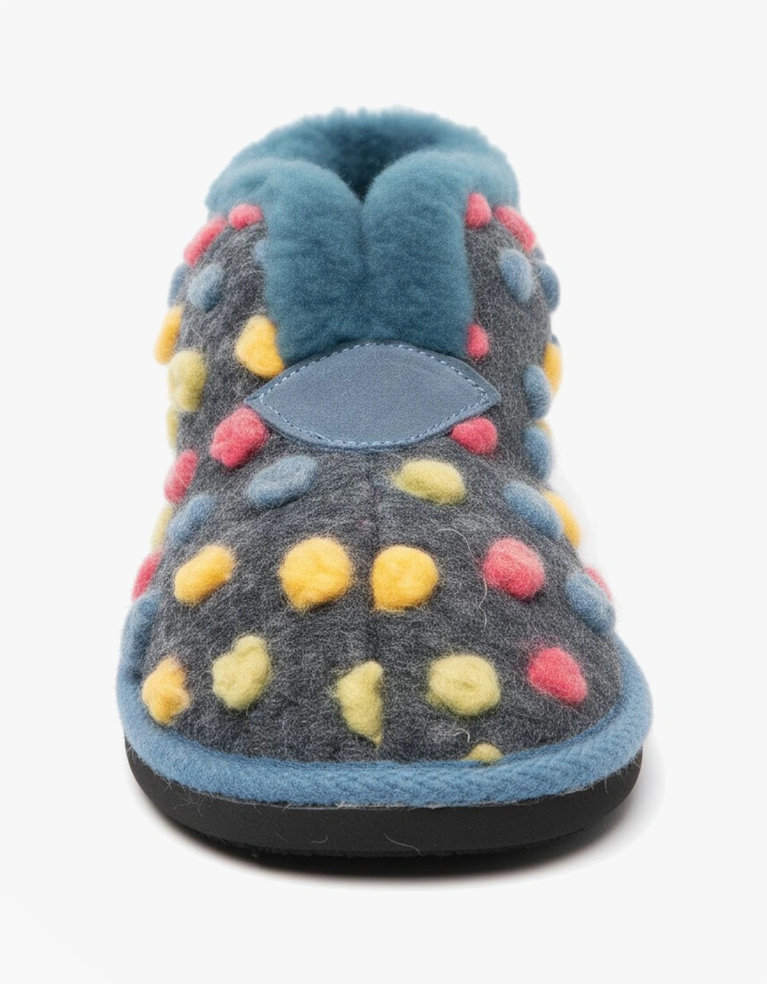 TILLY Womens Boot Slippers Blue/Multi