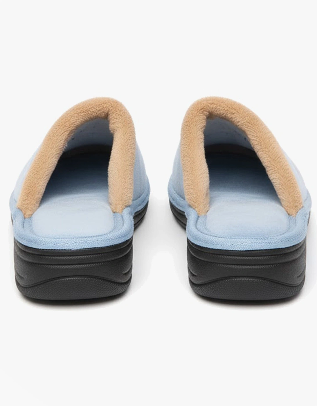 LORNA Womens Mule Slippers Navy