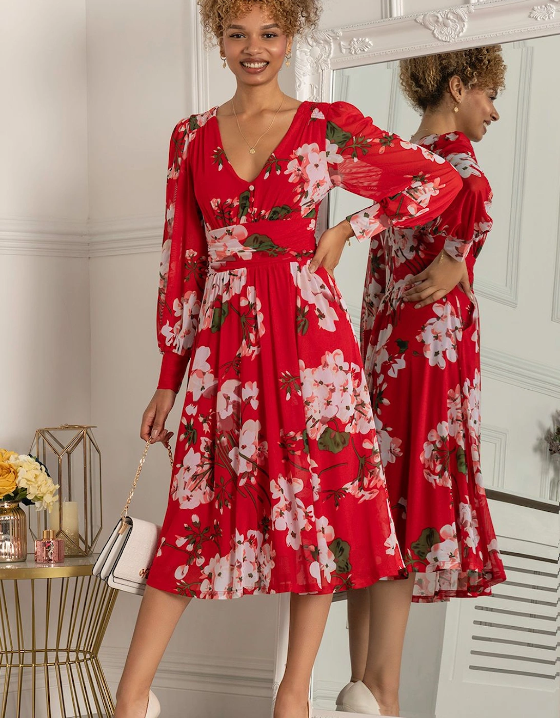 Gianna Long Sleeve Mess Dress, 2 of 1