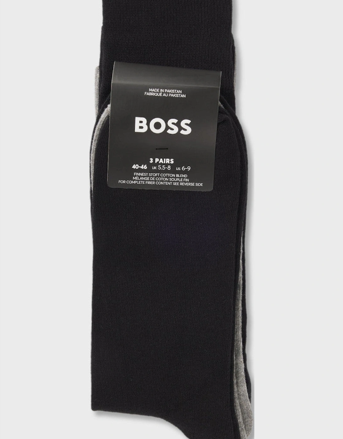 BOSS Black 3PRS Giftset Icon CC Socks 001 Black