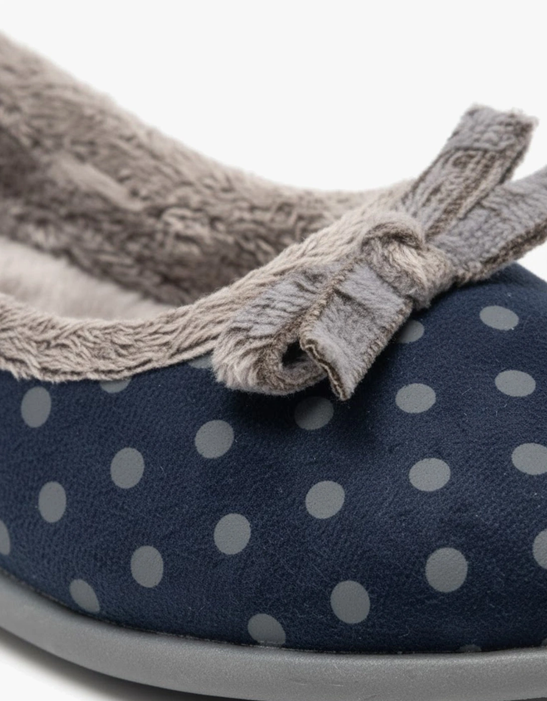 LOUISE Womens Full Slippers Navy