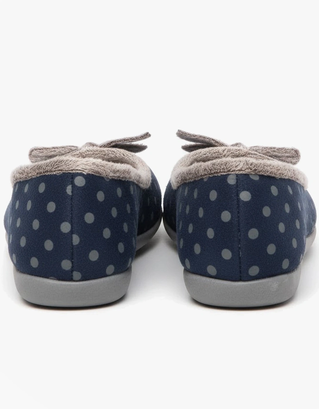LOUISE Womens Full Slippers Navy