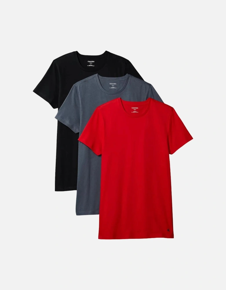 3-Pack Cotton Classics T-Shirts, Turbulence / Adrenaline Rush / Black