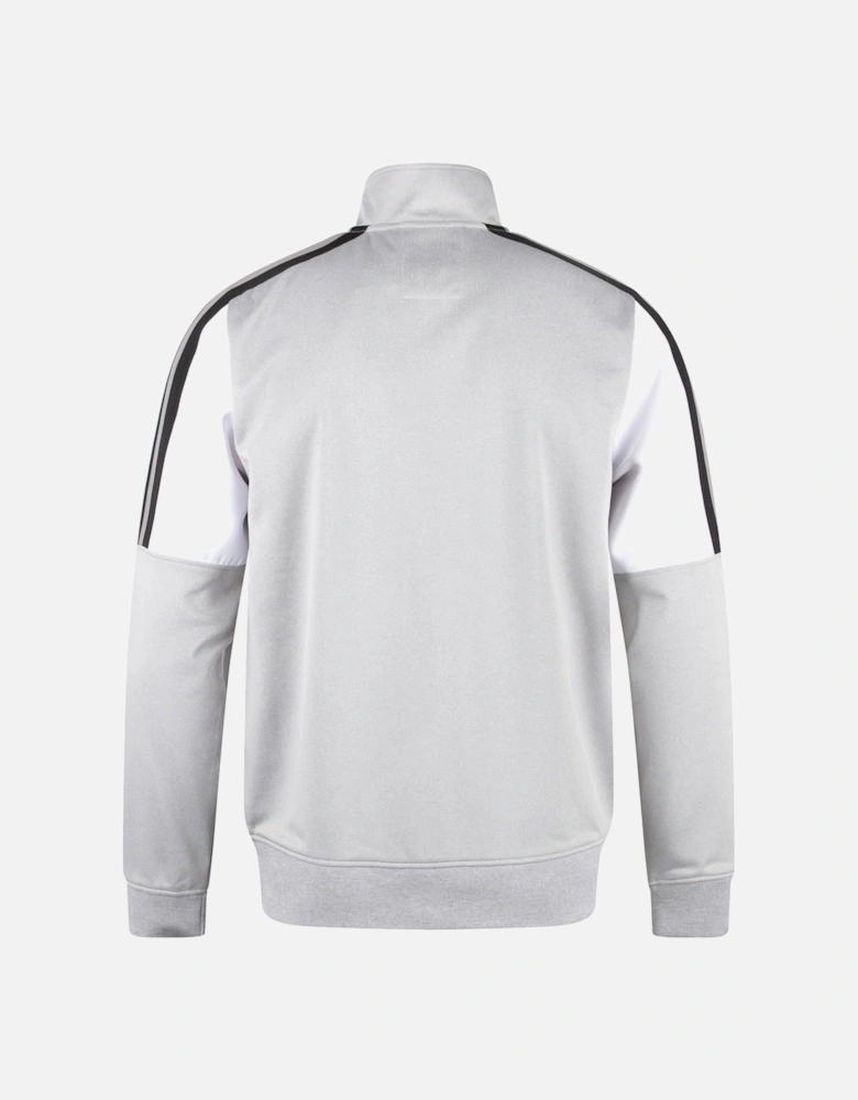 Luke1977 Redwood Funnel Neck Full Zip Sweatshirt - Mid Marl Grey