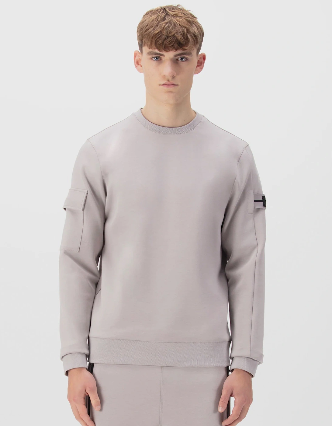 Luke1977 Fortitude Arm Band Sweatshirt - Putty - Size: XLARGE