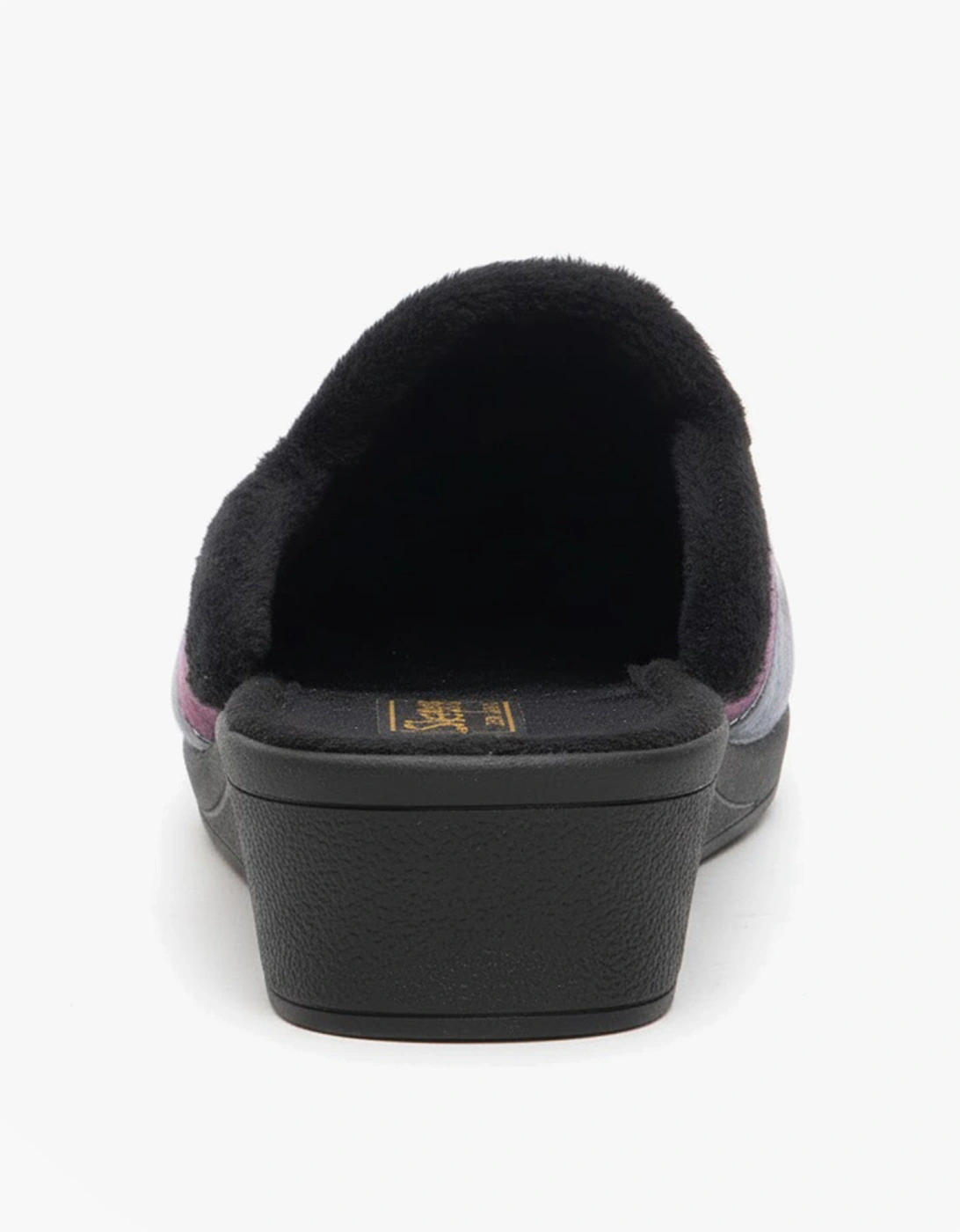 KIMBERLY Womens Mule Slippers Black Multi