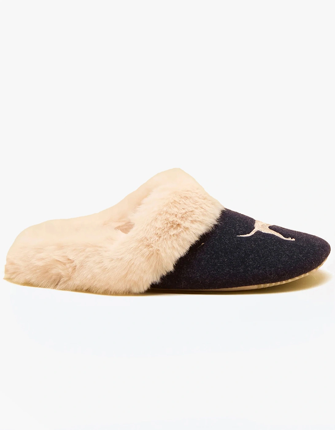 SLIPPET Womens Mule Slippers Navy, 5 of 4