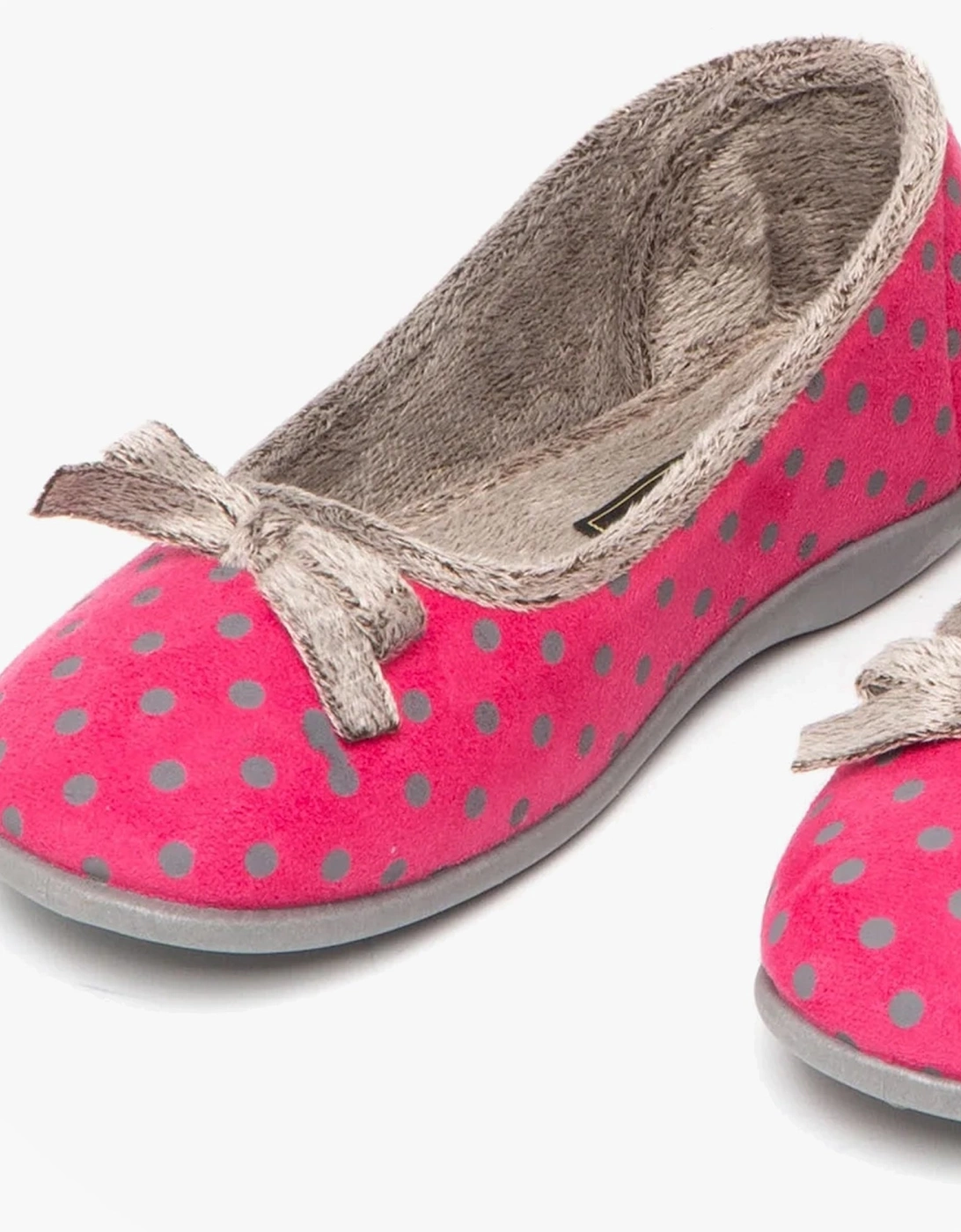 LOUISE Womens Full Slippers Pink