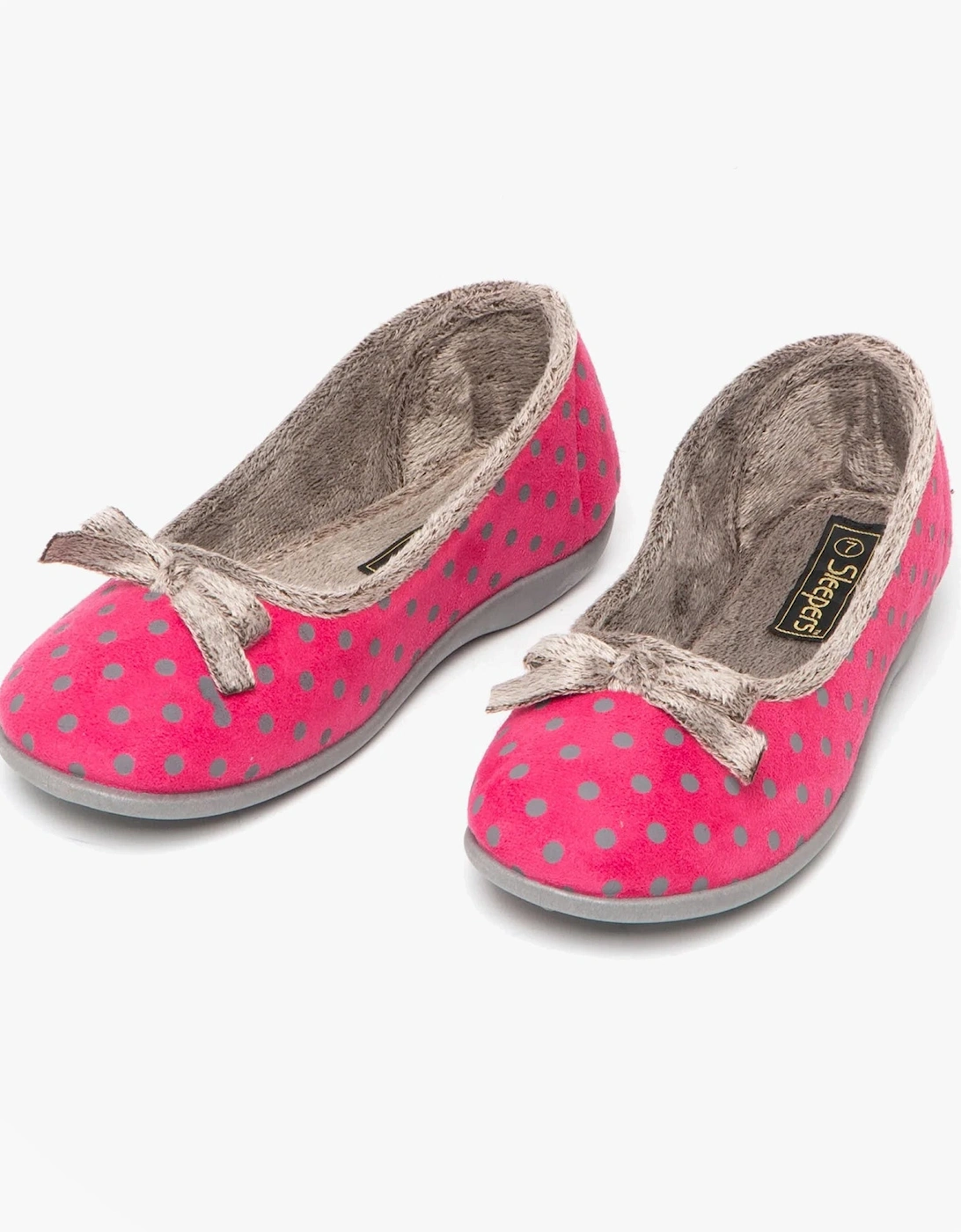 LOUISE Womens Full Slippers Pink