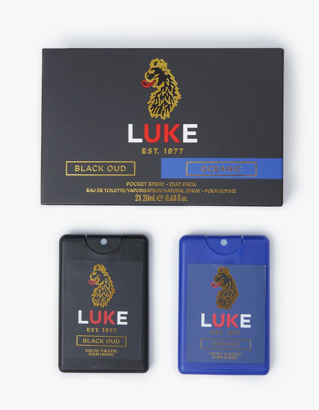 Two Pack 20ml Pocket Spray Gift Set - Black Oud & Oceanic, 4 of 3