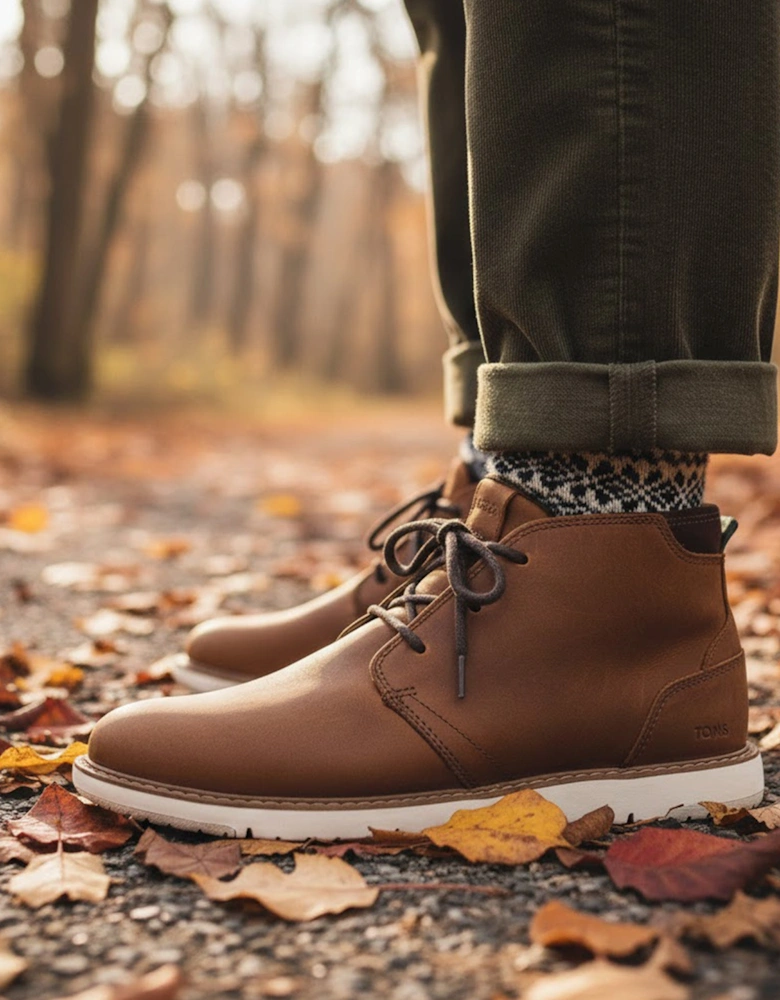 NAVI Mens Boots Brown