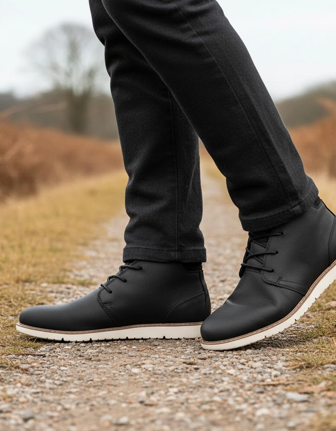 NAVI Mens Boots Black