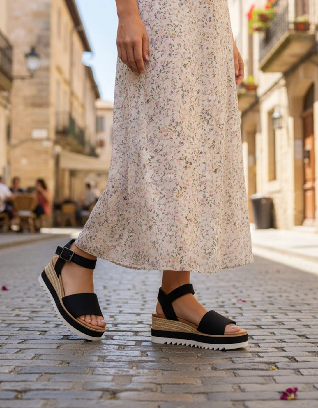 DIANA Womens Sandals Black