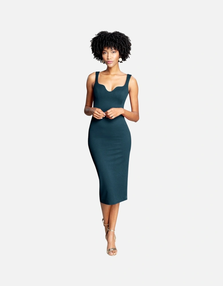 Sloane Sweetheart Bodycon Midi Dress