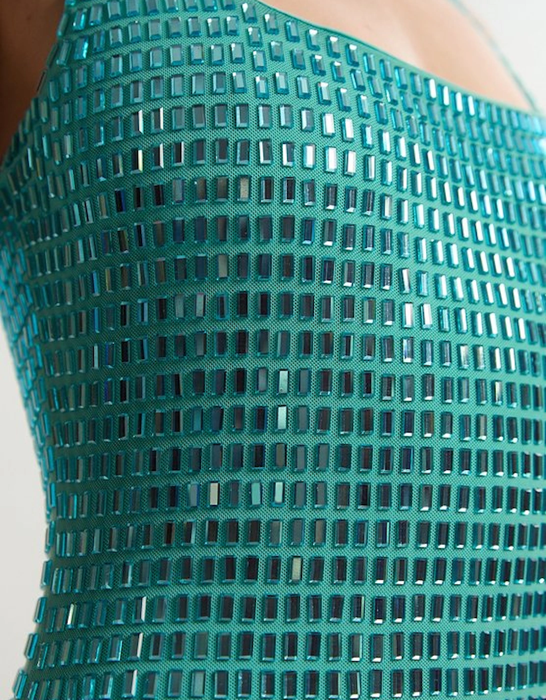 Premium Crystal Embellished Jersey Midi Dress