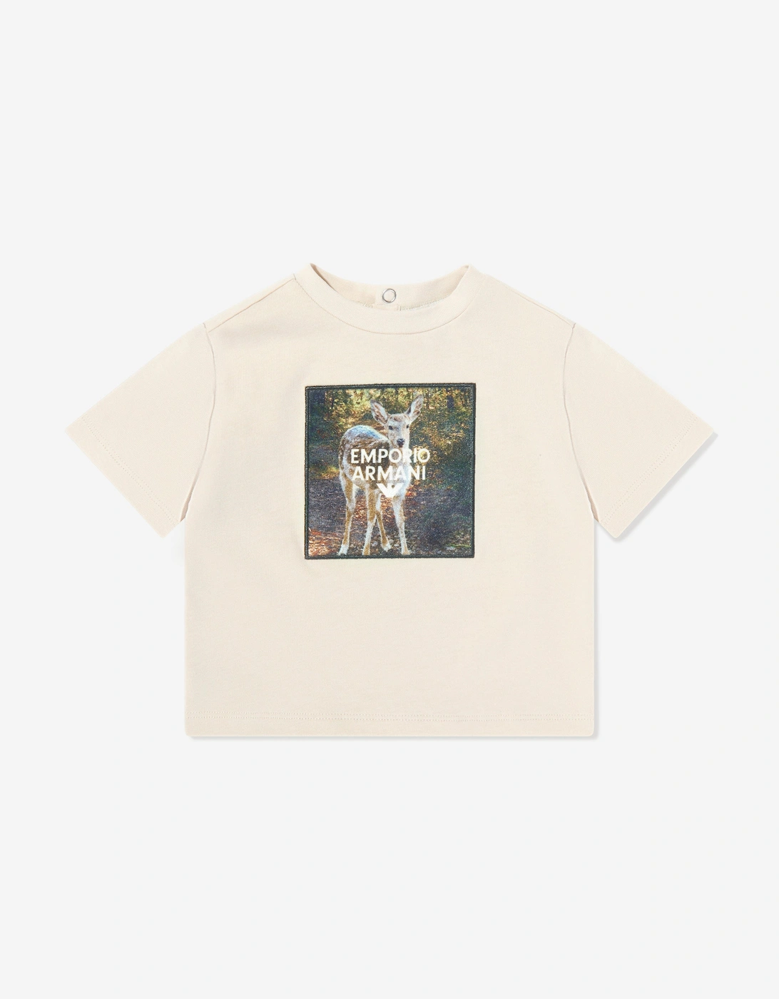Baby Boys Graphic Print T-Shirt in Beige, 5 of 4