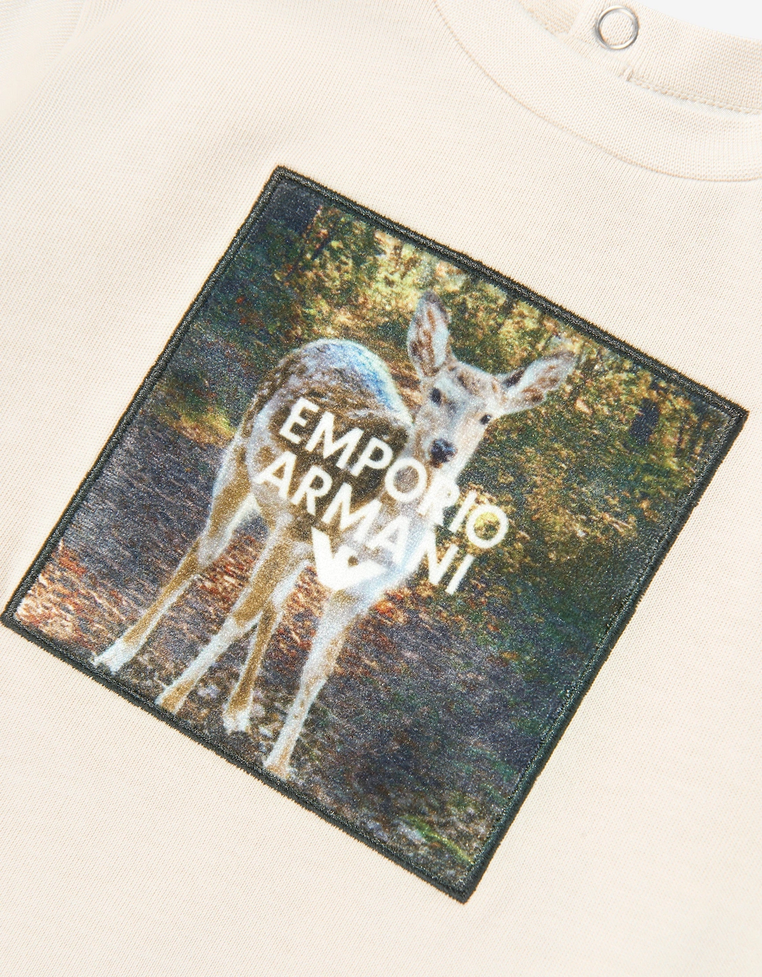 Baby Boys Graphic Print T-Shirt in Beige