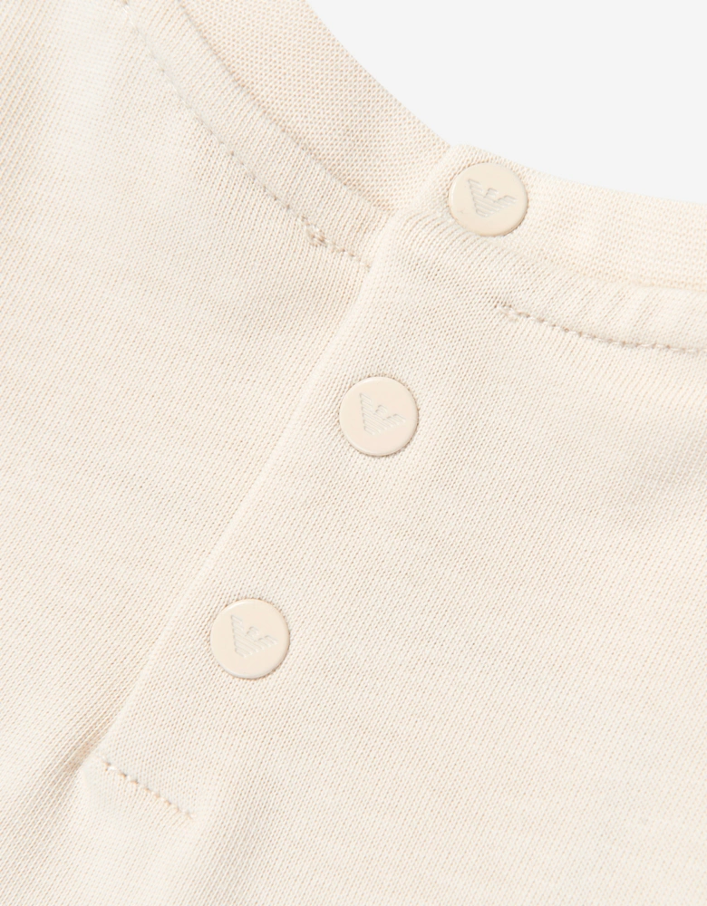 Baby Boys Graphic Print T-Shirt in Beige