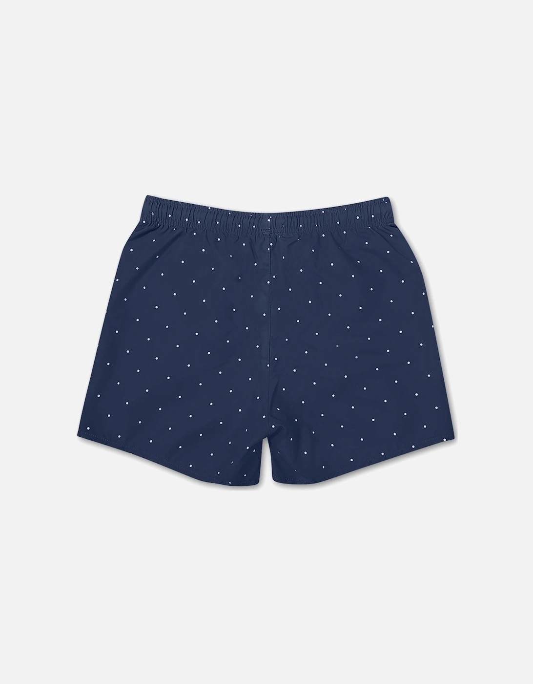 Men's Navy Blue Polkadot Quick Dry Swim Shorts