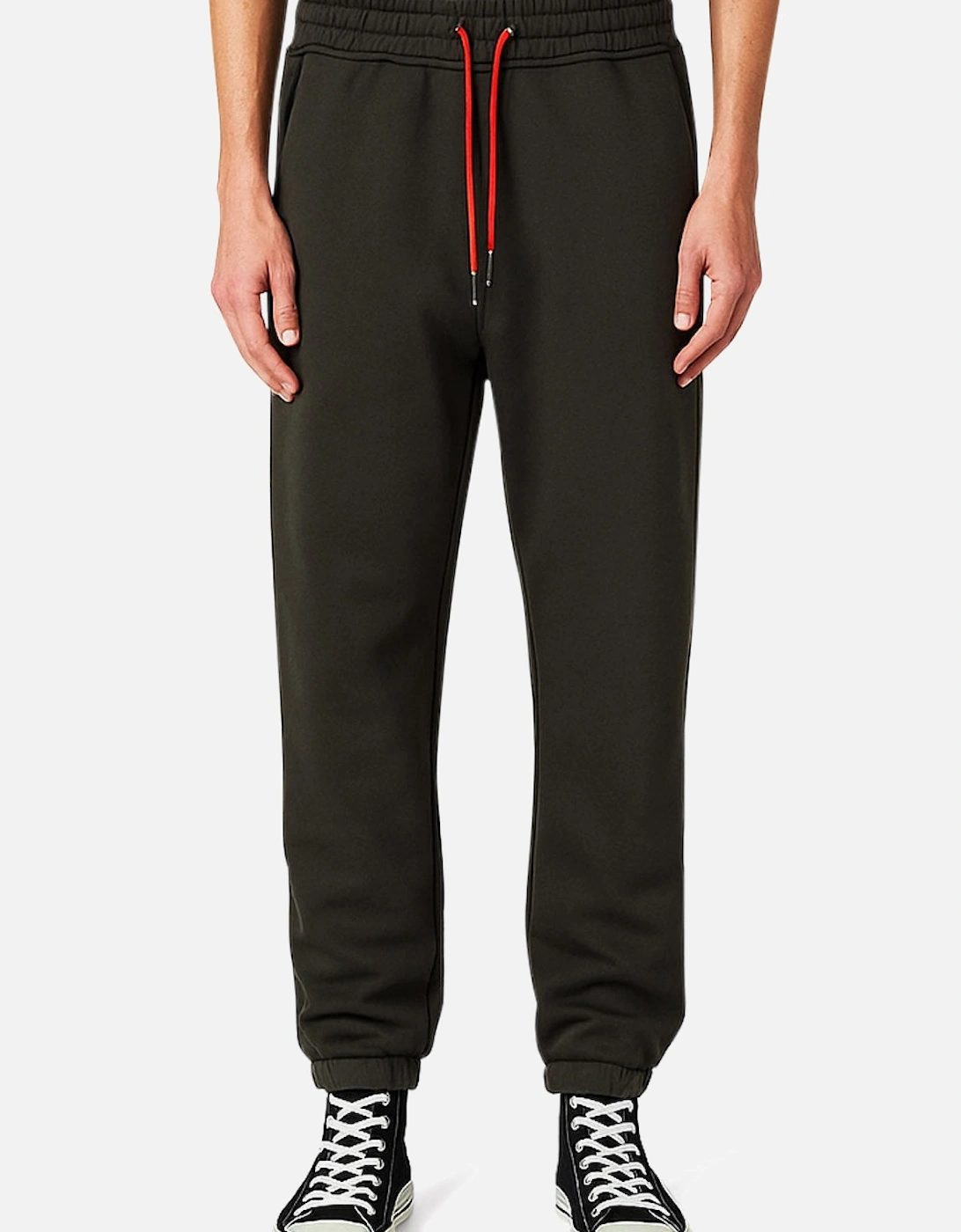 Men's Brown Heart Patch Sweatpants