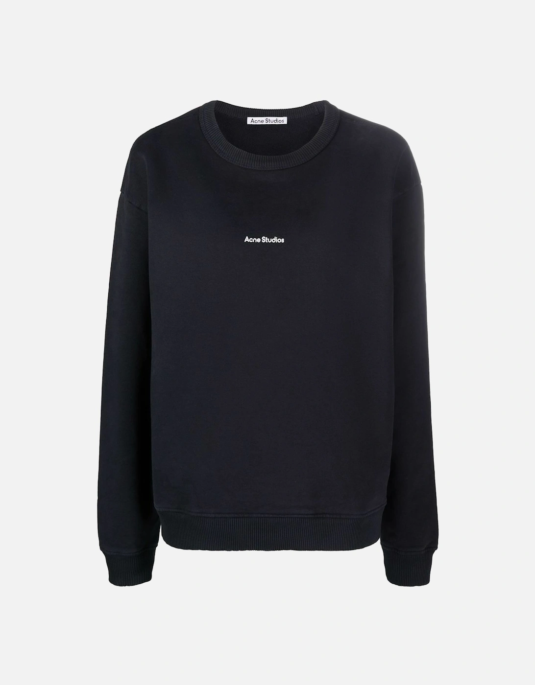Navy Franklin Stamp Oversized Logo Print Sweatshirt, 2 of 1