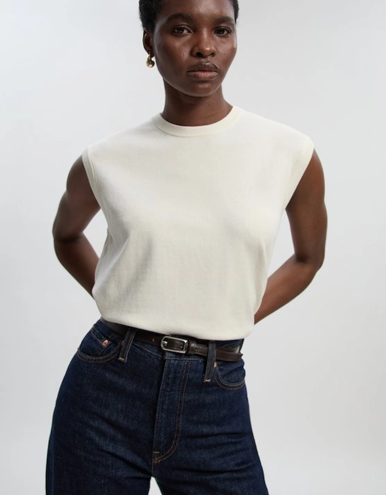 Viscose Blend Knit Top