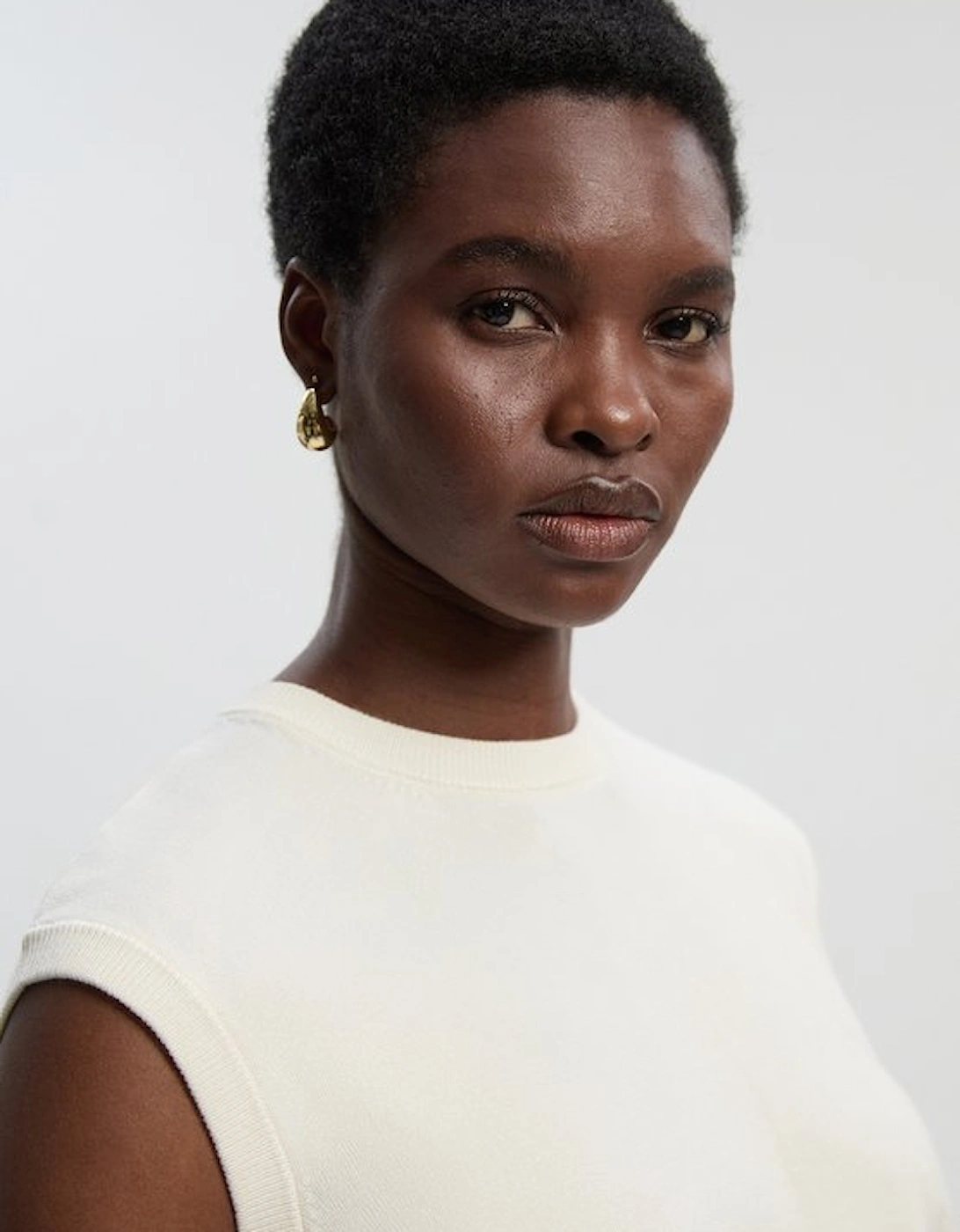 Viscose Blend Knit Top