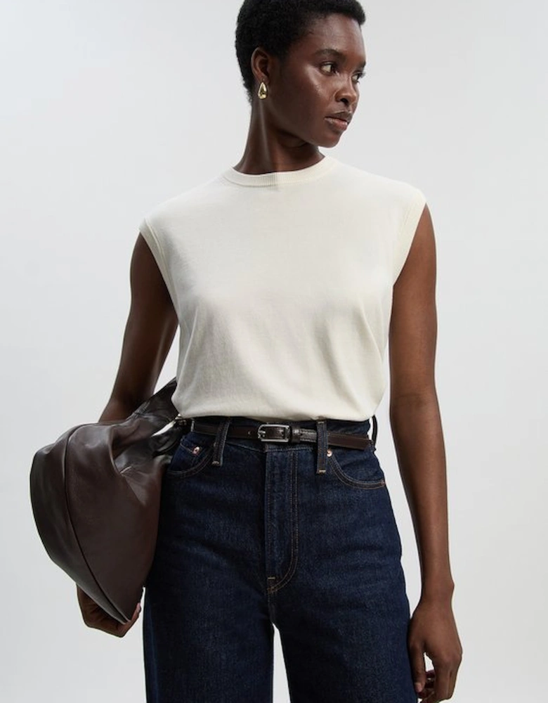 Viscose Blend Knit Top