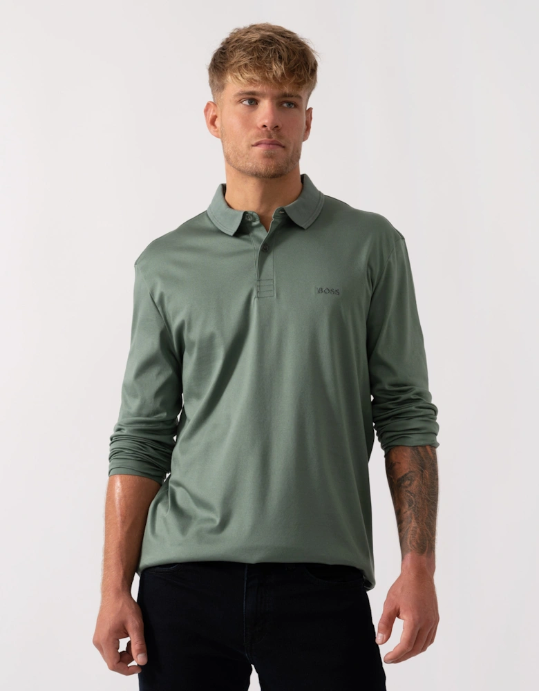 BOSS Green Pirol Mens Polo Shirt 50544335 - Open Green 358