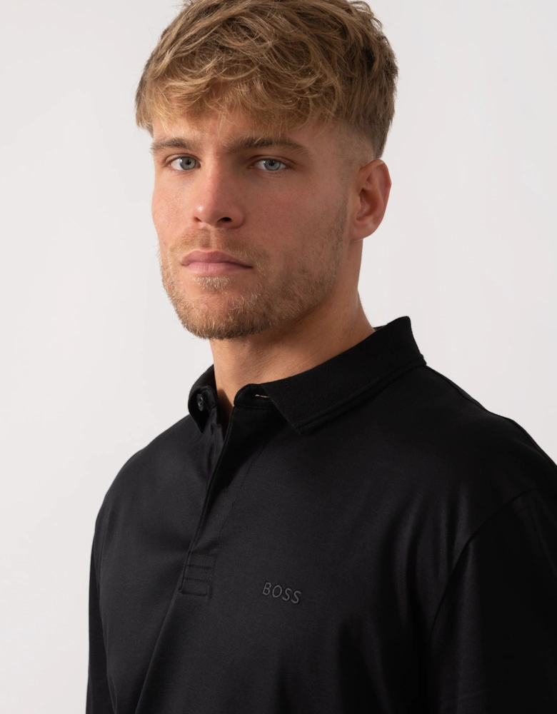 BOSS Green Pirol Mens Polo Shirt 50544335 - Black 001